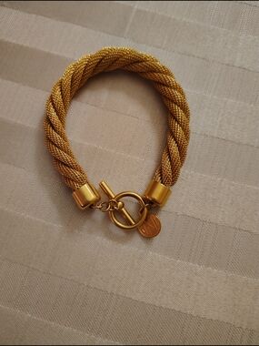 Anne Klein Bracelet with Logo Charm